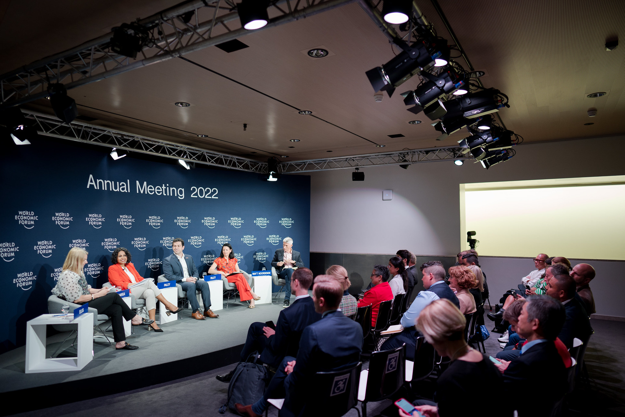 2022 World Economic Forum Panel, featuring GLAAD's CEO, Sarah Kate Ellis