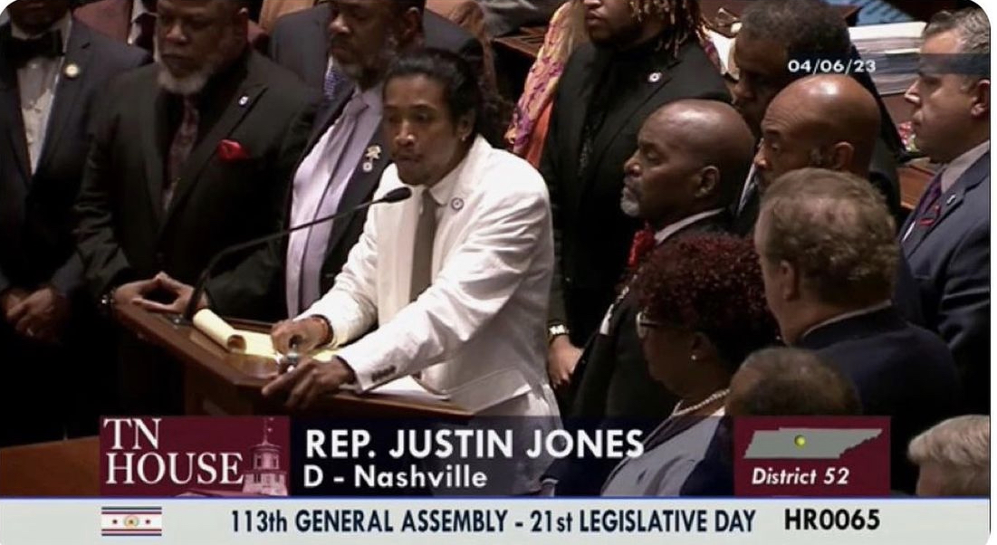 Representative Jones on House floor
